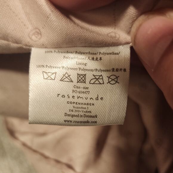 Rosemunde Copenhagen Tote B0208 Black Vegan Leather - Picture 4 of 8